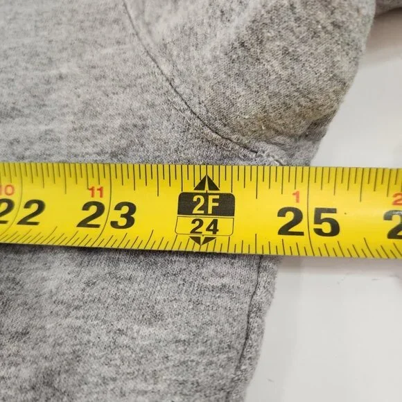 Roots Athletic Mens 1/4 Zip Sweatshirt Heathered Gray - Picture 10 of 11